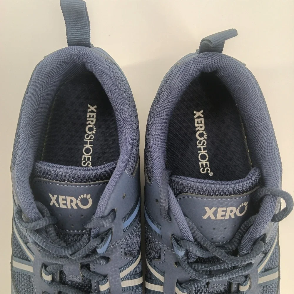 Xero Shoes Mens Prio Barefoot Running Shoes Navy Blue Minimalist‎ Sneaker Size 8